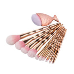 Diamond Fish Makeup Brushes